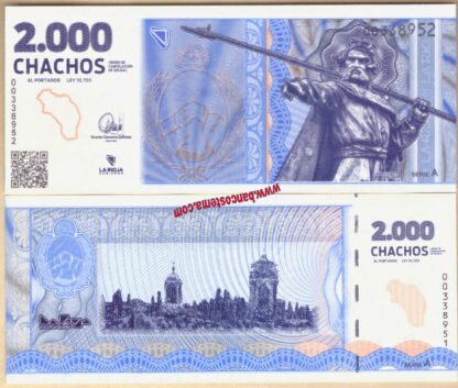 Argentina La Rioja Chachos 2.000 Chachos nd 2024 unc