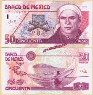 Mexico P107a 50 Pesos 06.05.1994 serie H gvf