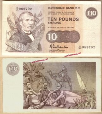 Scotland P213b 10 Pounds CB 08.04.1985 vf