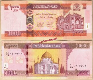 Afghanistan P77e 1.000 Afghanis 1401 (2022) xf au