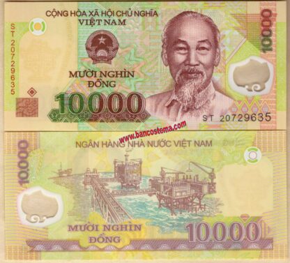 Vietnam P119m 10.000 Dong 2020 polymer unc