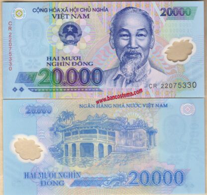 Vietnam P120o 20.000 Dong 2022 polymer unc