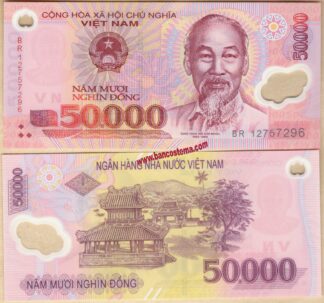 Vietnam P121i 50.000 Dong 2012 polymer unc