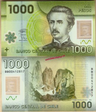 Chile P161m 1.000 Pesos 2020 polymer unc