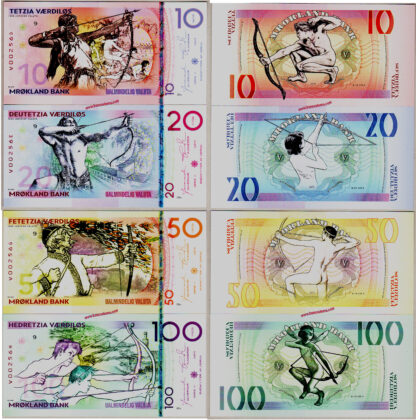 Mrokland Bank set 10-100 Valuta 2019 polymer unc