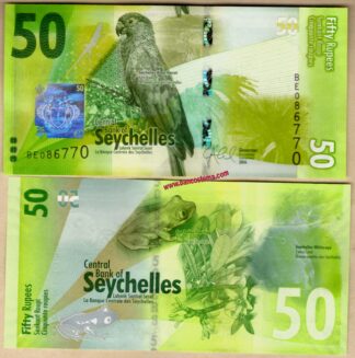 Seychelles P49 50 Rupees 2016 unc